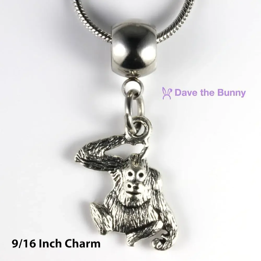 Orangatang Necklace - Funky Monkey Animal Jewelry